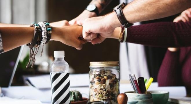 Group Fist Bump