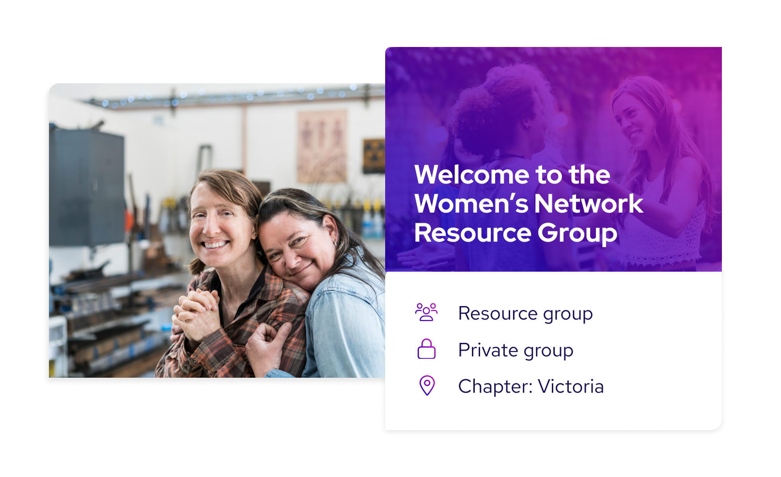 Affinity Groups — Homepage Banner