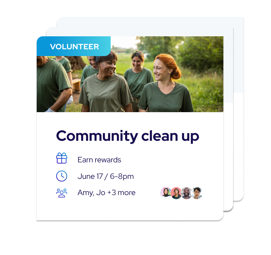 Volunteering — Volunteer in a click